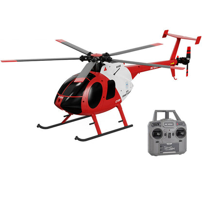 Red RC ERA C189 MD500-style RC helicopter