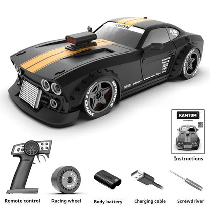 Black KAMTOM KM3299 mini 4WD drift car