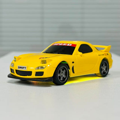WHOOSH H1 yellow 1/43 licensed Mazda RC drift car