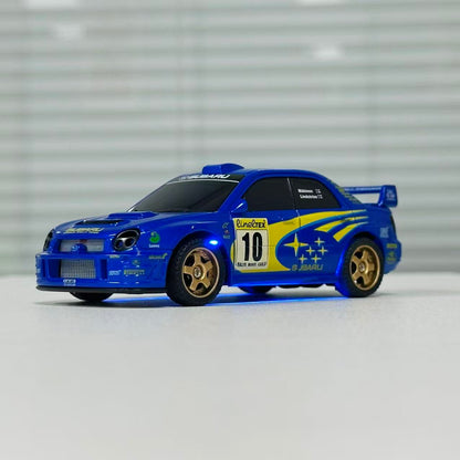 WHOOSH H2 blue 1/43 licensed Subaru RC drift car