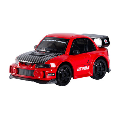 Officially Licensed 1:43 Mini Q 4WD RC Drift Car – Toyota Supra GT4 / Mitsubishi Evo 4 with LED Lights