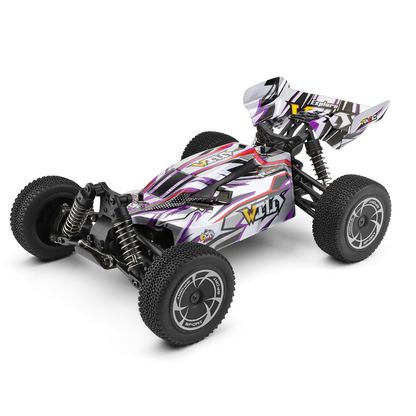 WLTOYS 144016 purple 1/14 brushed 4WD RC car front view