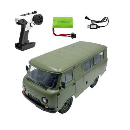 WPL C104 UAZ-452 Bread Loaf RC van Army Green