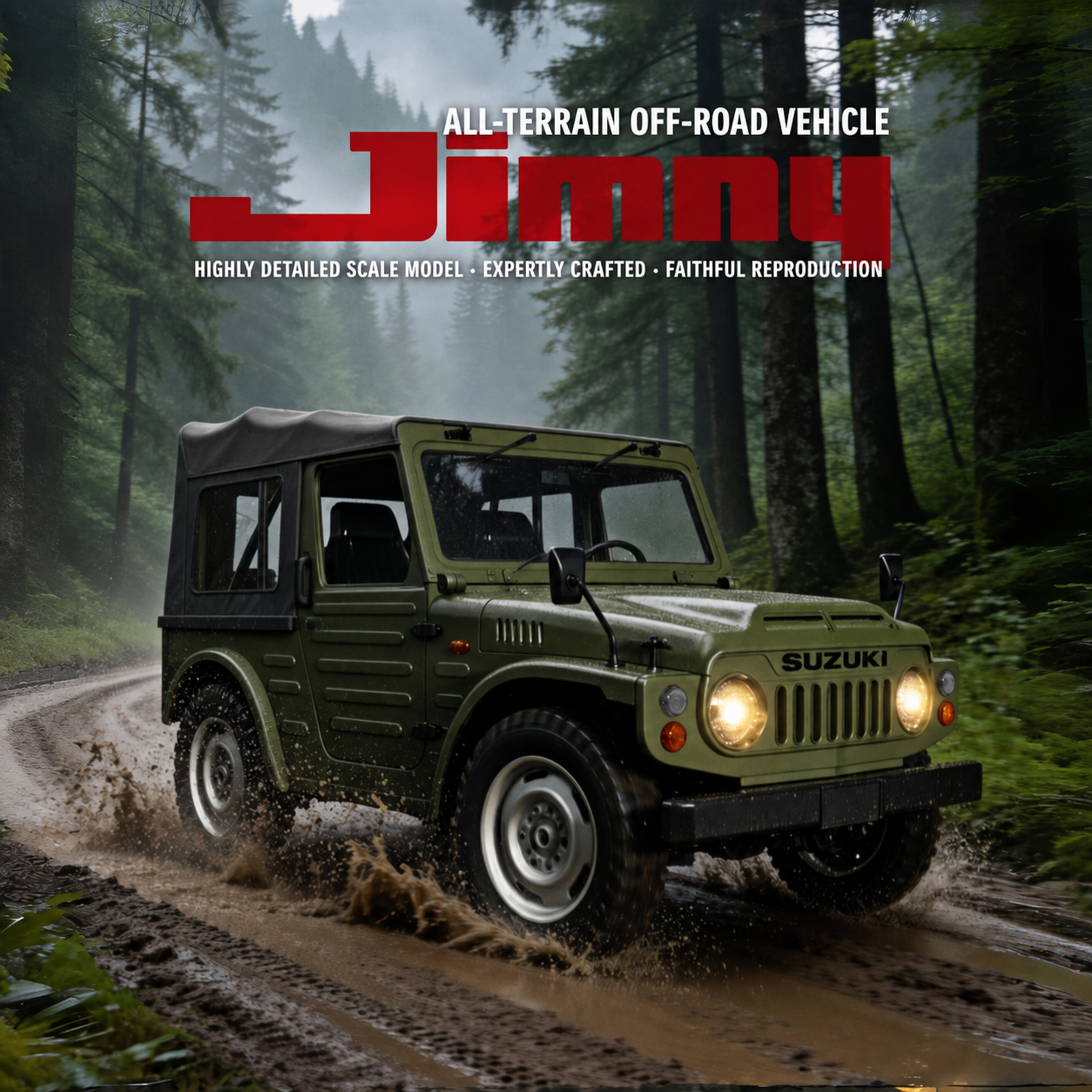 WPL C84-1S Suzuki Jimny scale body details