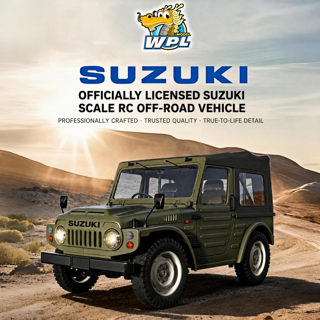 WPL C84-1S Suzuki Jimny SJ10 RC crawler Army Green