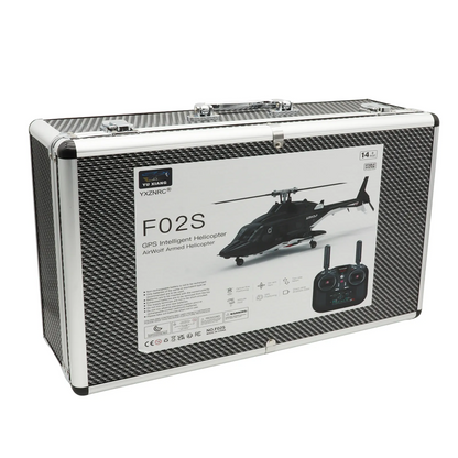 YuXiang /YXZNRC F02S AirWolf 1:12 Scale GPS RC Helicopter – Dual Brushless Motors, Optical Flow, Metal Gear Servos – RTF
